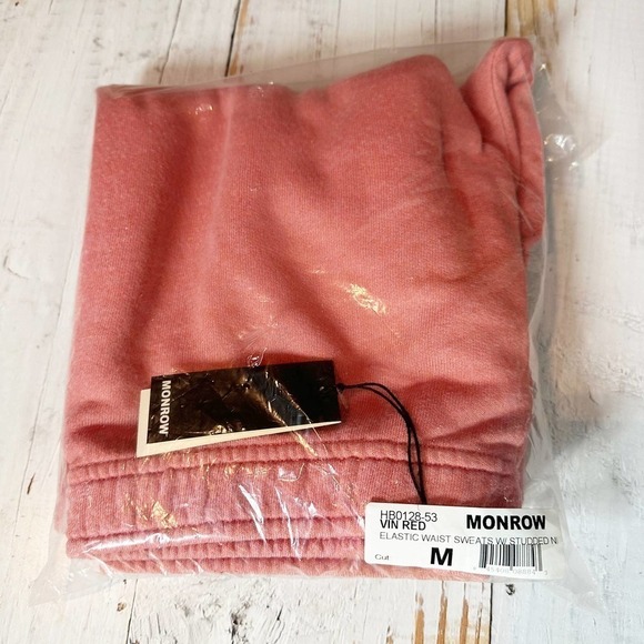 Monrow Pink Track Pants - Picture 7 of 7